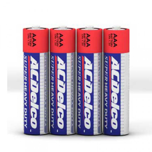 AC Delco Heavy Duty  AAA-4  Batteries 4 PCS 