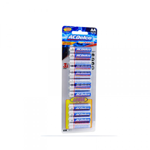 AC Delco Alkaline AA-12 promo Batteries 8+4 PCS Free