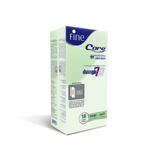 Fine Adult Briefs Large 110-156 Cm Waist 18 Dermapro