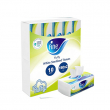 Fine Facial Tissues Fluffy 150 pulls 10 Pcs