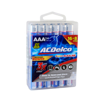 AC Delco Alkaline AAA-24 promo Batteries 16+8 PCS Free